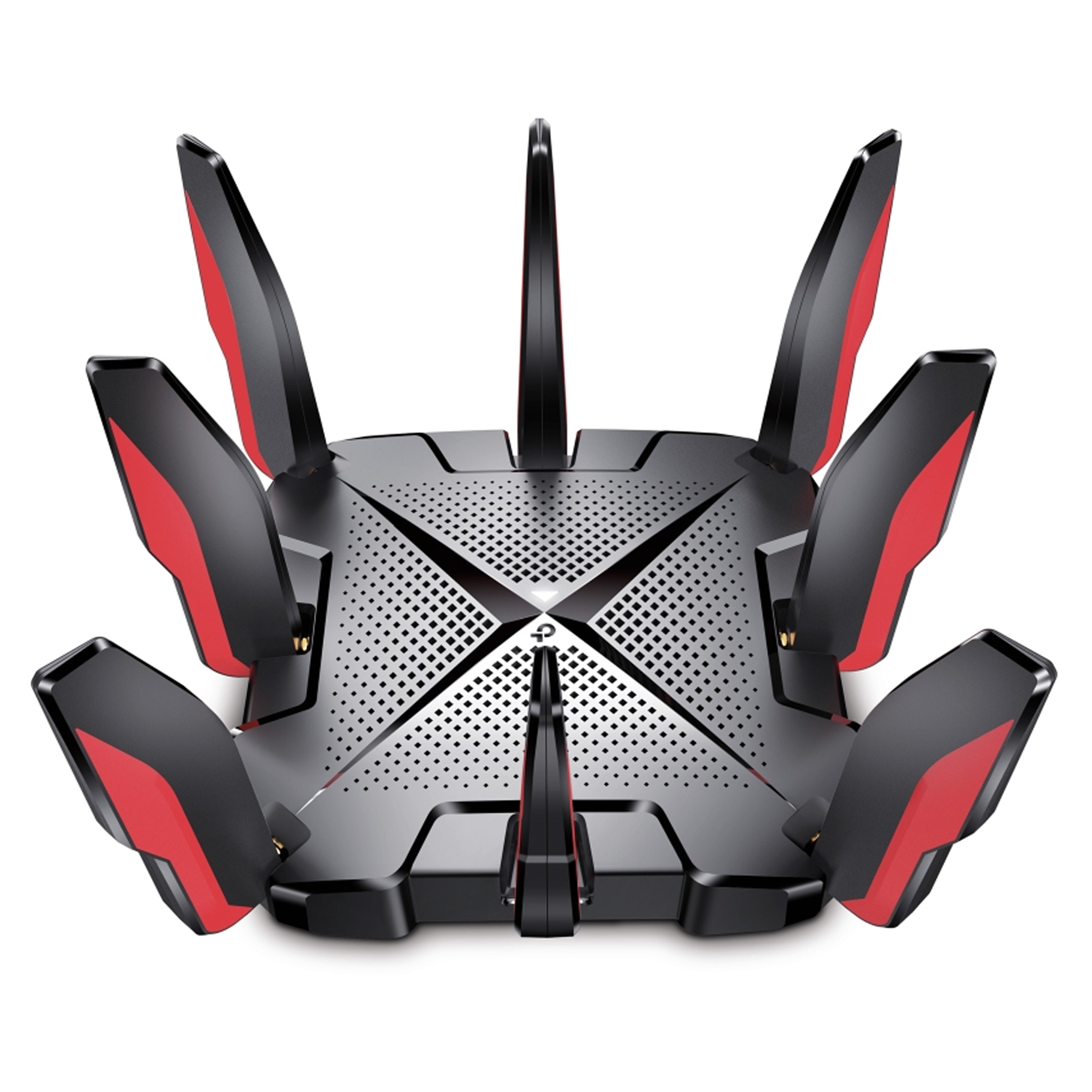AX6600 Tri-Band Wi-Fi 6 Gaming Router SPEED: 574 Mbps at 2.4 GHz + 1201 Mbps at 5 GHz_1 + 4804 Mbps at 5 GHz_2 SPEC: 8× Antennas, Broadcom 1.5 GHz Quad- Core CPU, 1× 2.5 Gbps WAN Port + 1× Gigabit WAN/LAN Port + 3× Gigabit LAN Ports, USB 3.0 Port + USB 2.0 Port, 1024-QAM, OFDMA, HT160 FEATURE: Tether App, WPA3, Access Point Mode, IPv6 Supported, IPTV, Beamforming, Smart Connect, Airtime Fairness, MU-MIMO, VPN Server, DFS, Cloud Support, HomeCare, OneMesh