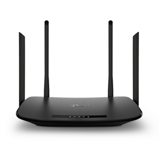 AC1200 Wi-Fi VDSL/ADSL Modem Router, 867Mbps at 5GHz + 300Mbps at 2.4GHz, 4 FE ports, Tether App, Clound Support, Annex A&B