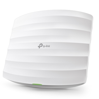Tplink AC1200 Wireless Dual Band Gigabit Ceiling Mount Access Point, Qualcomm, 300Mbps at 2.4GHz + 867Mbps at 5GHz, 802.11a/b/g/n/ac, Beamforming, 1 Gigabit LAN, 802.3af PoE Supported, Centralized Management, Captive Portal, Multi-SSID, 4 internal antennas, Ceiling/Wall Mount