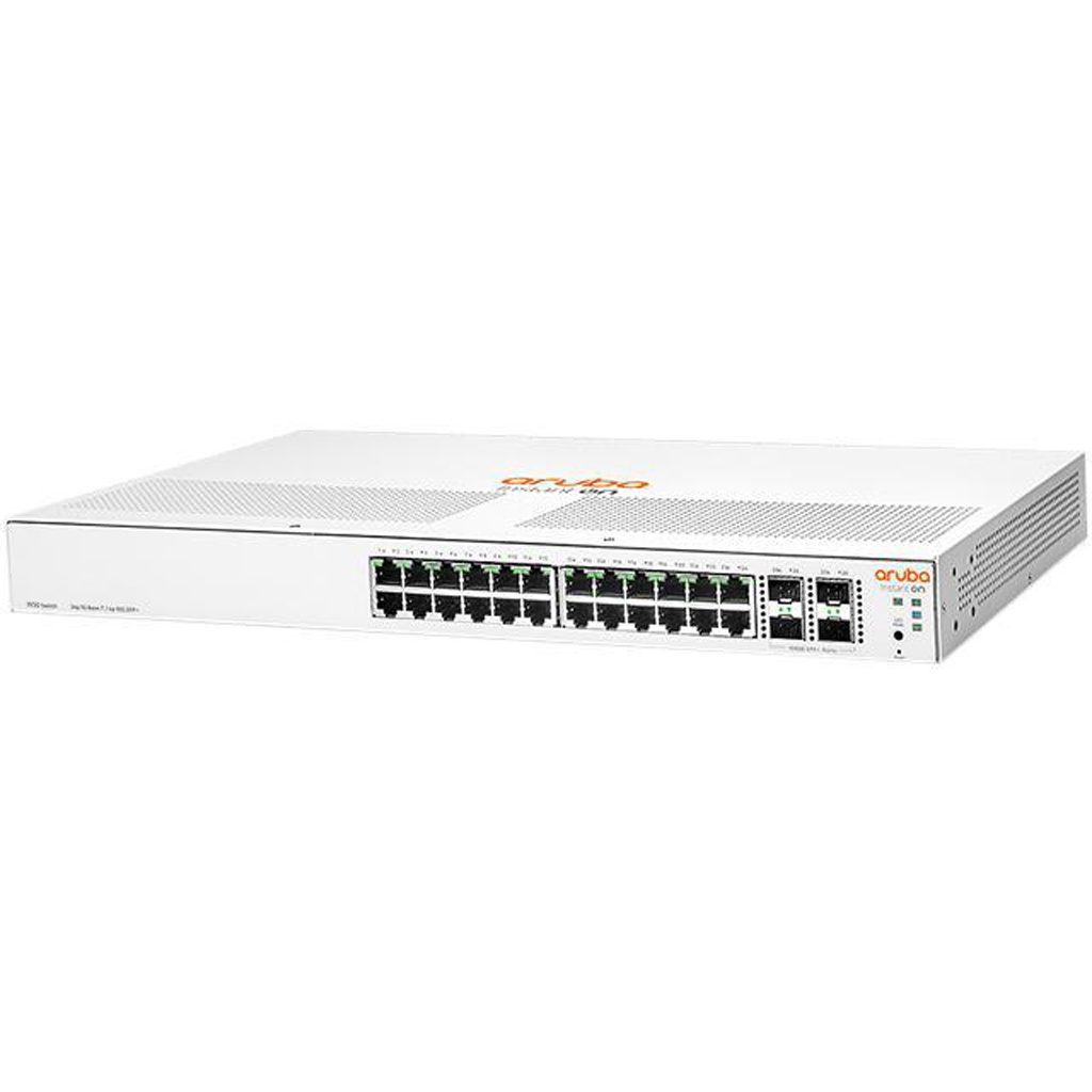 Aruba Instant On 1930 24G 4SFP+ Switch [24 ports 10/100/1000 + 4 ports SFP,L3, Smart Managed]