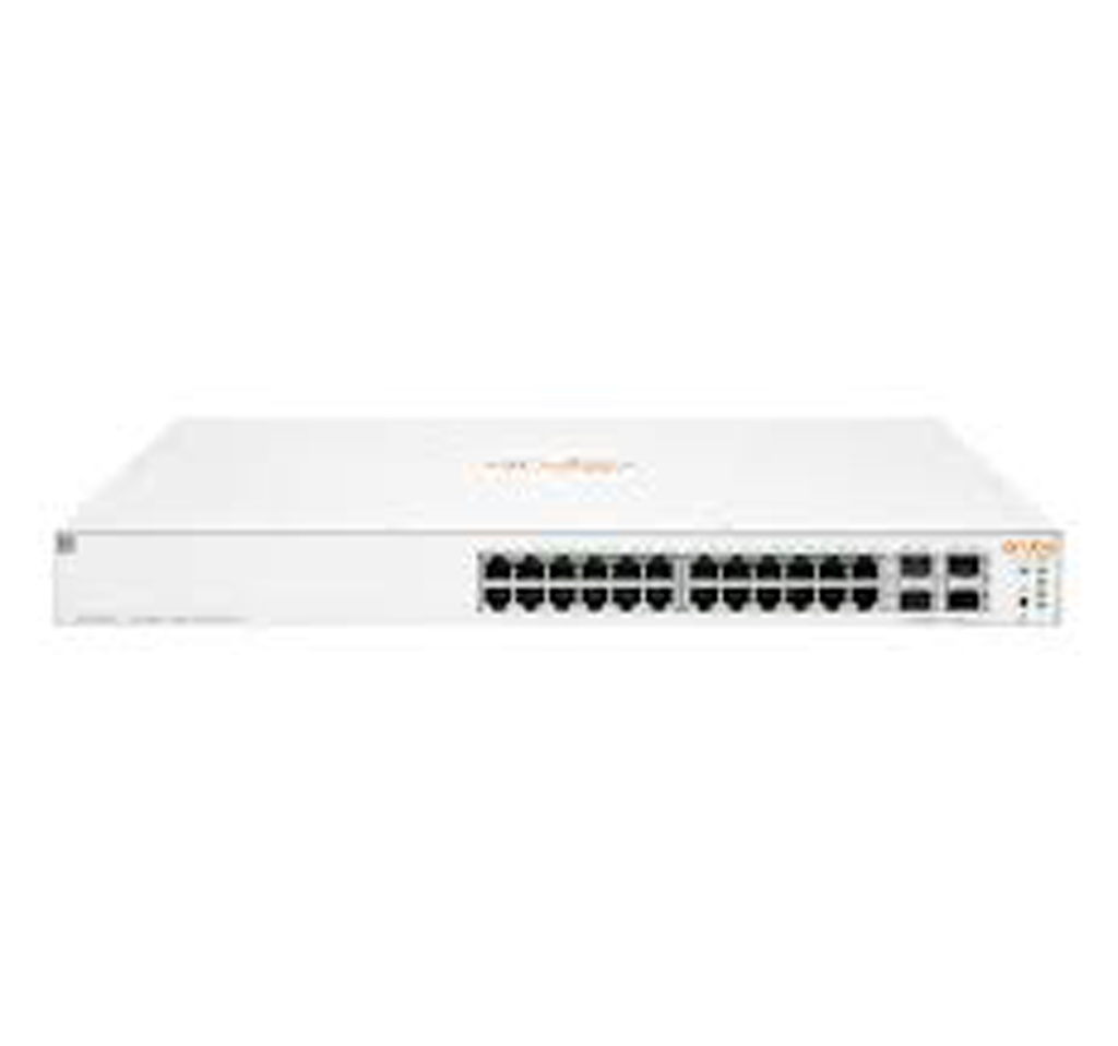 Aruba Instant On 1930 24G 4SFP+ 370W Switch [24 ports 10/100/1000 PoE + 4 ports SFP+,L3, Smart Managed]