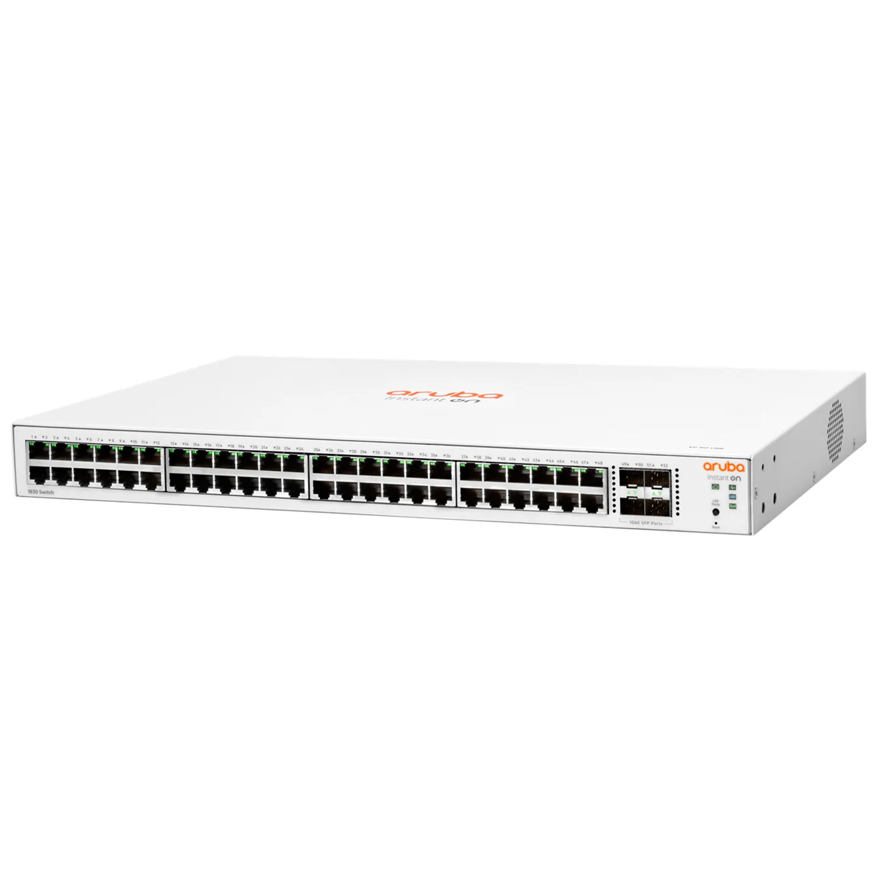 Aruba IOn 1830 48G 2SFP Switch [48 ports 10/100/1000 + 2 ports SFP ,L2, Smart Managed]
