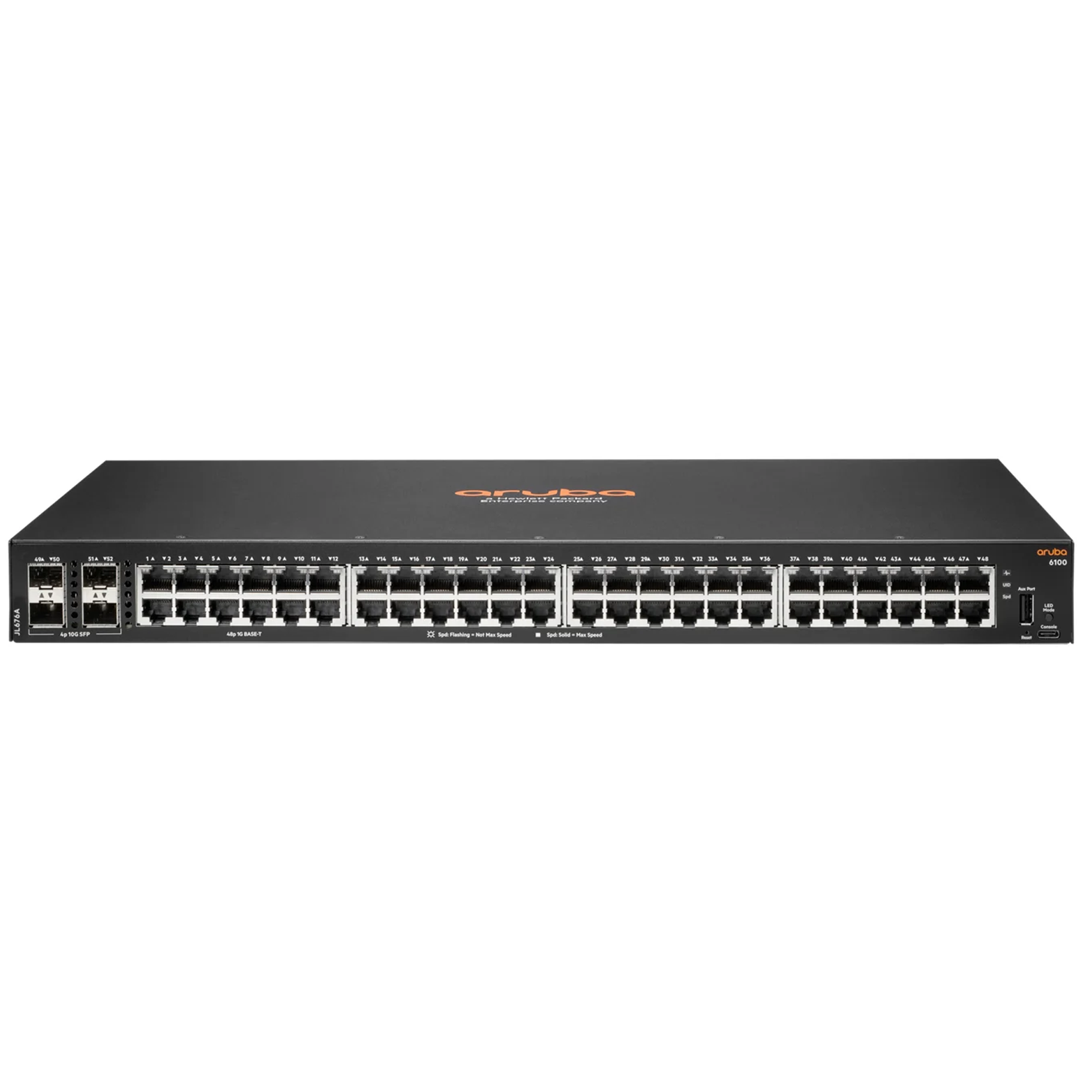 Aruba 6000 48G 4SFP Switch [48 ports 10/100/1000 + 4 ports SFP, L2 Full managed]