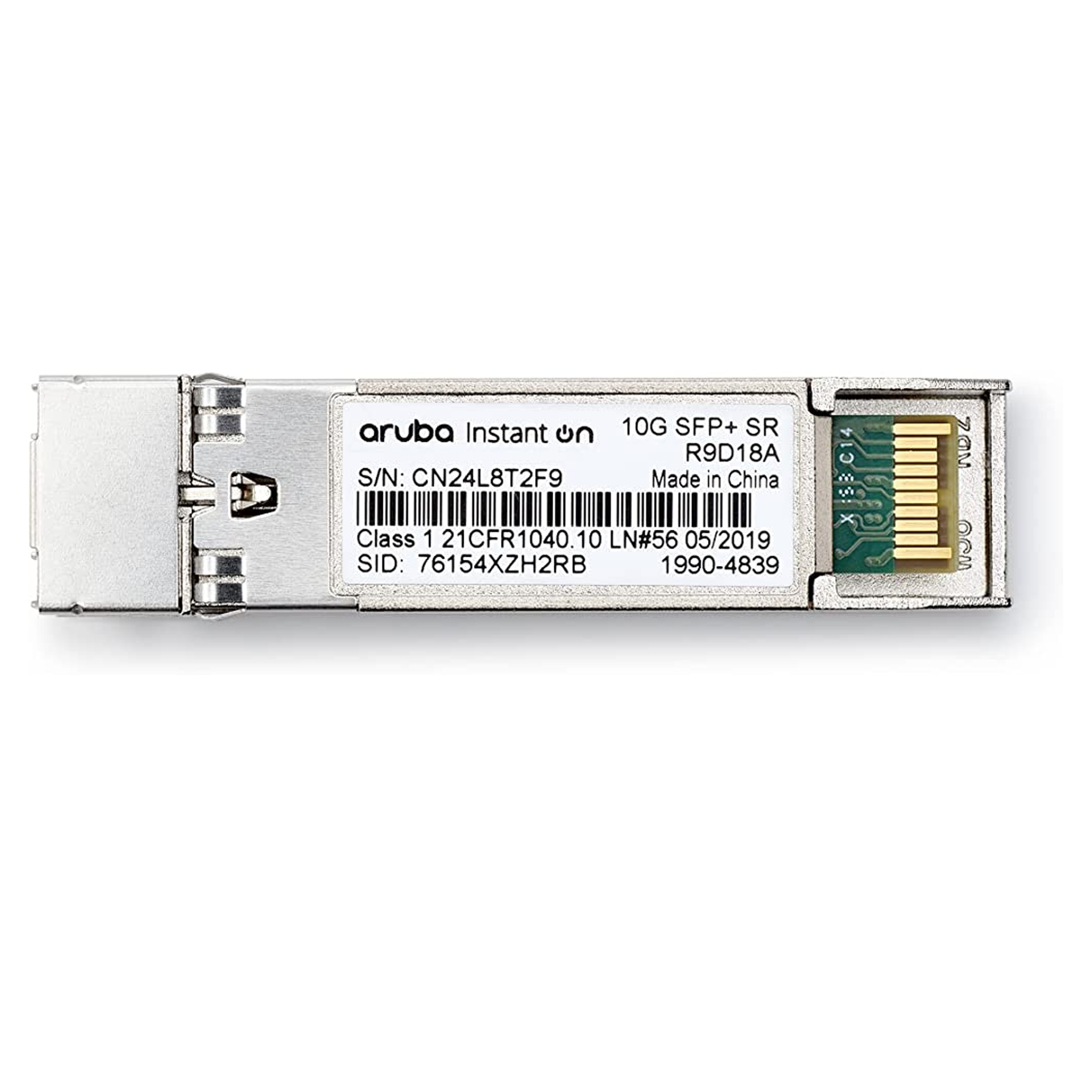 Aruba Instant On 10G SFP+ LC SR 300m MMF Transceiver