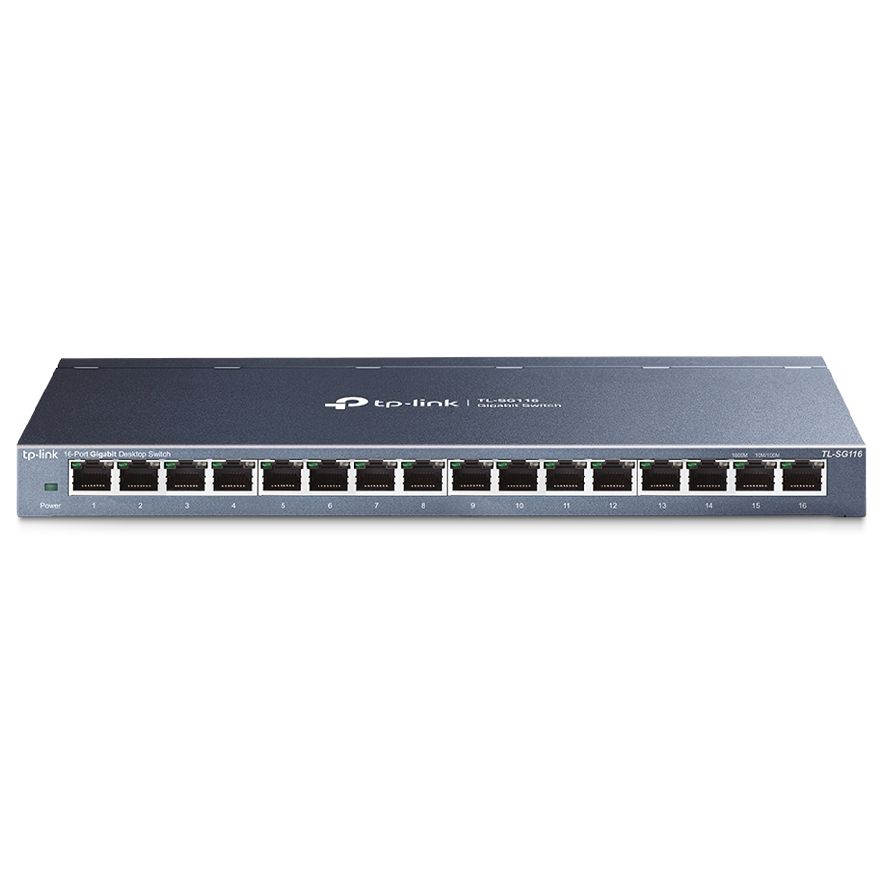 Tplink 16-Port Gigabit Desktop Switch, 16 Gigabit RJ45 Ports, Desktop Steel Case