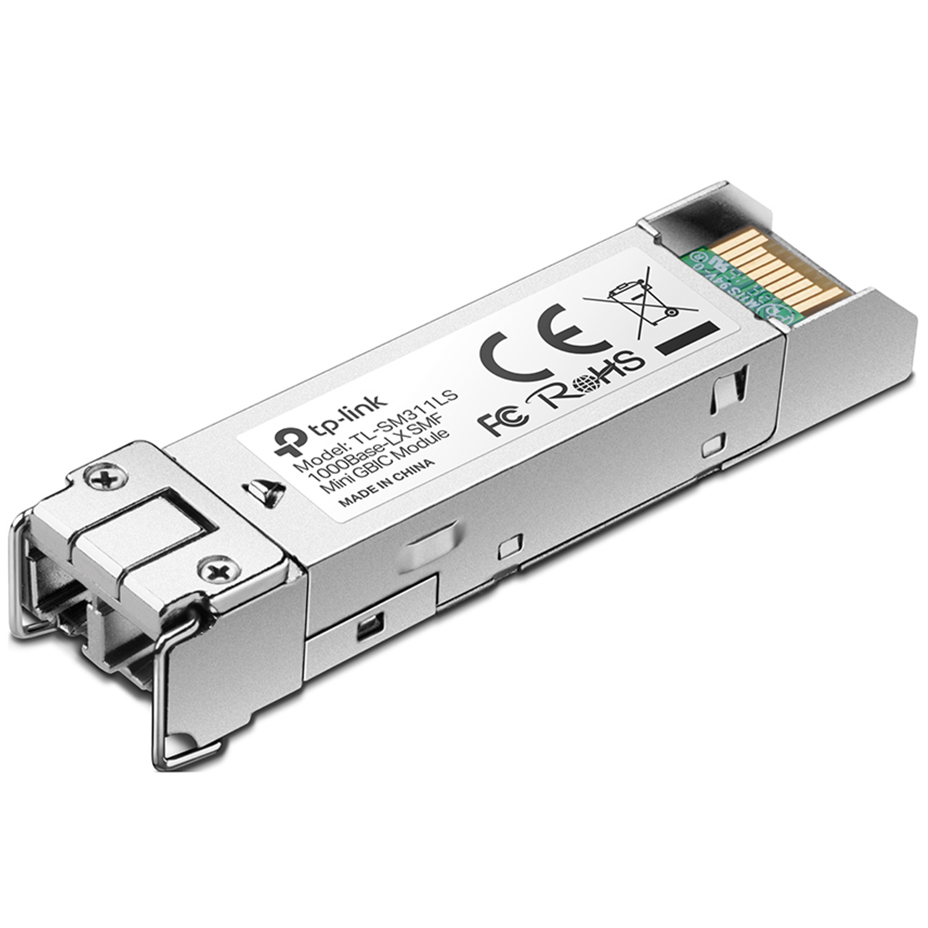 Tplink Gigabit SFP module, Single-mode, MiniGBIC, LC interface, Up to 10km distance