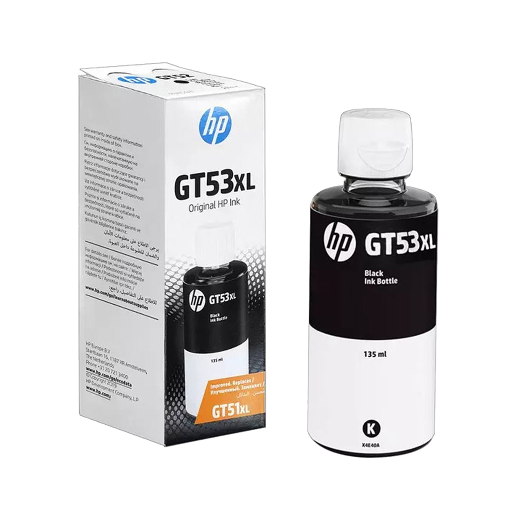 HP GT53 135ml Black Original Ink Bottle 6000 pages
