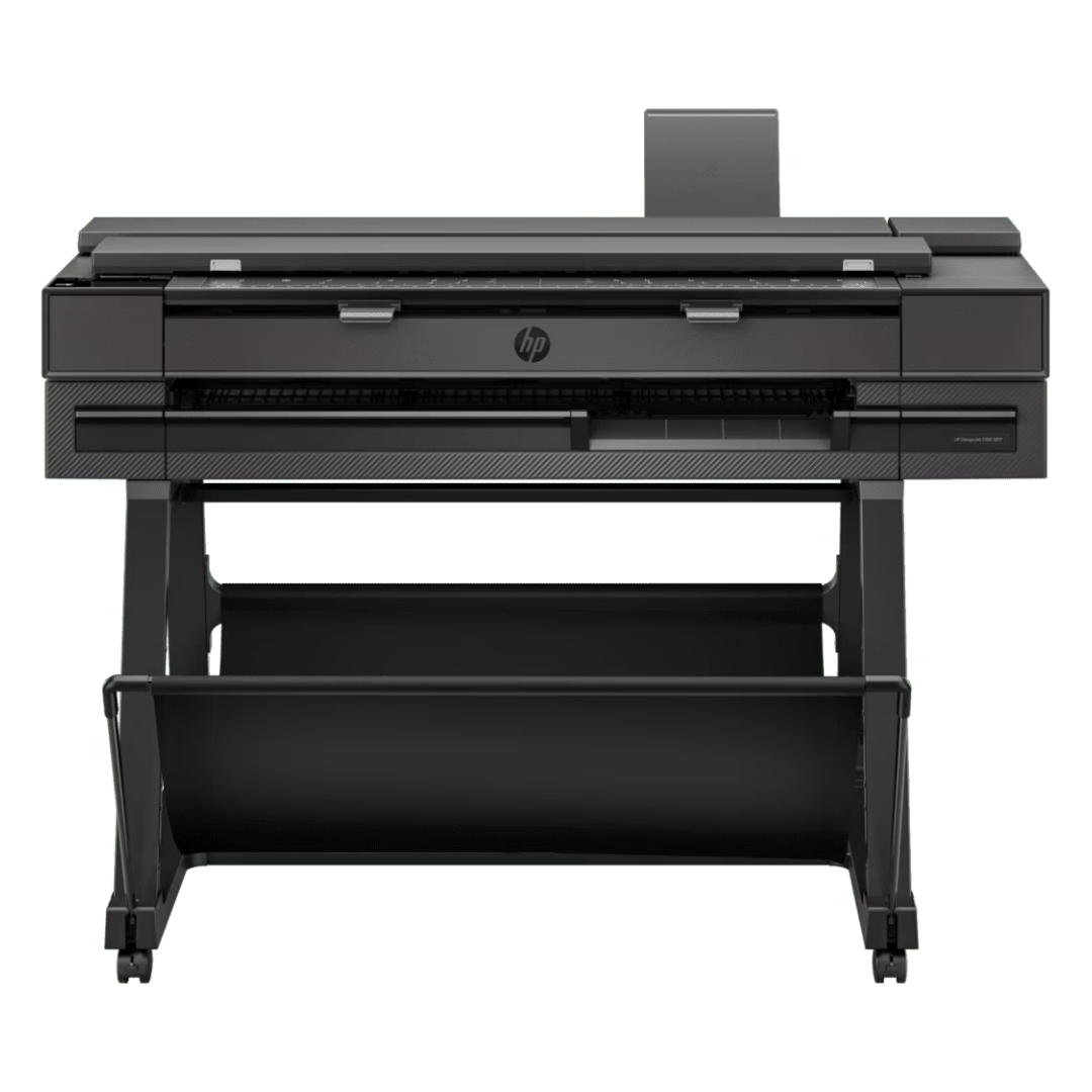 HP DesignJet T850 36-in MFP 25s/A1 90A1/h, 2400x1200 ppp, Mémoire 1Go, Gigabit, wifi 60 à 280g/m2, Scan Color 3,81cm/s, Scan Mono 11,43cm/s, Epaisseur jusqu’à 0,8mm 12M