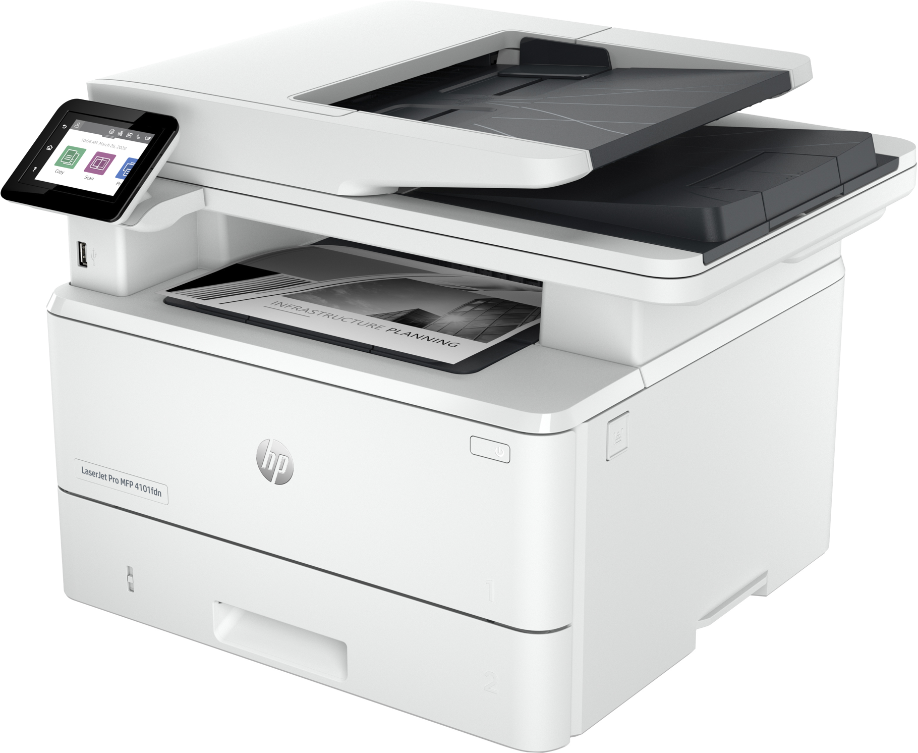 HP Laser 4103FDW MFP 4en1 Réseau Wifi Mono A4 R/V 40 B&WPPM 40 12M - Remplace M428FDW -
