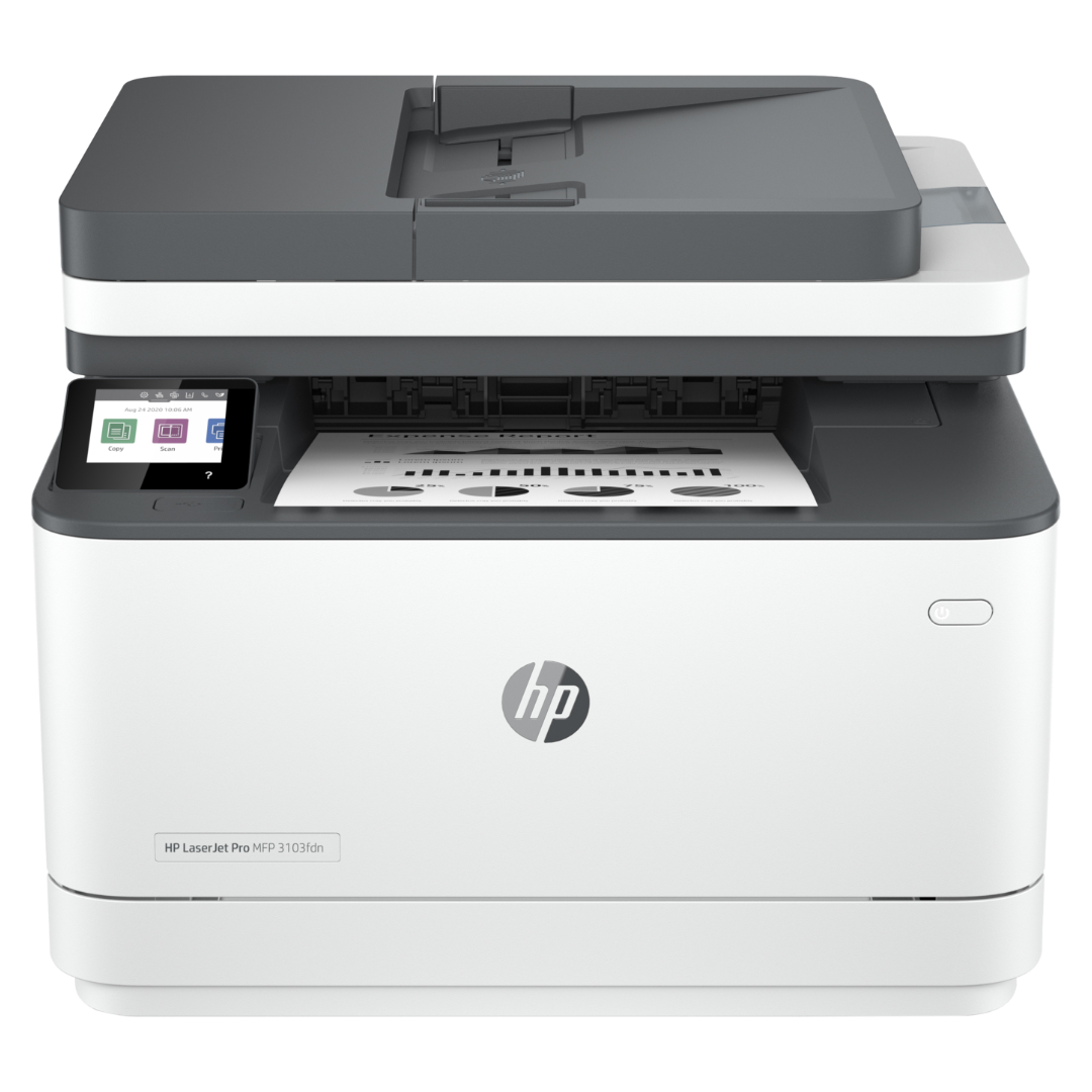HP Laser PRO 3103fdn MFP 4en1 Réseau Mono A4 R/V 33 B&WPPM 33  12M - Remplace M227fdn -