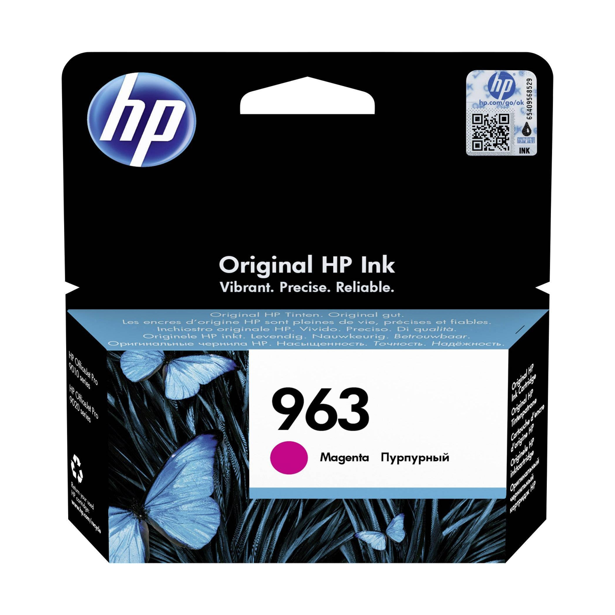 HP 963 Magenta Original Ink Cartridge Pour OJ 9010/9013/9020