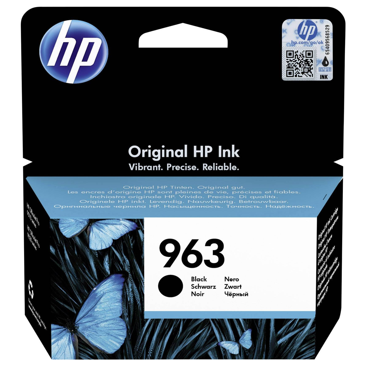 HP 963 Black Original Ink Cartridge pour OJ 9010/9013/9020