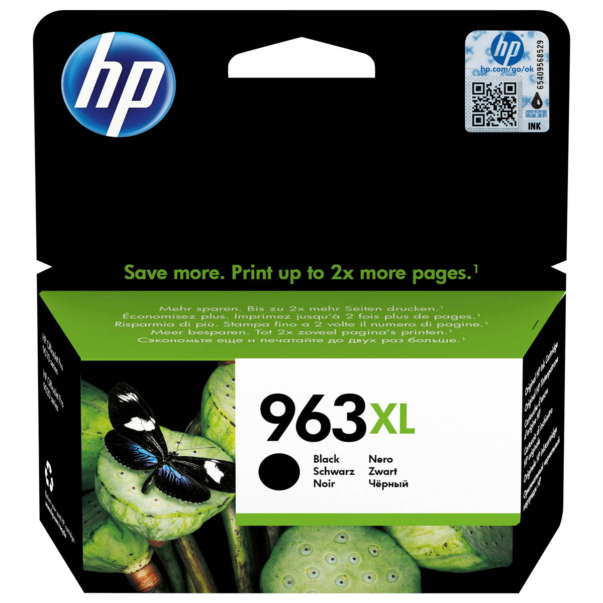 HP 963XL High Yield Black Original Ink Cartridge Pour OJ 9010/9013/9020