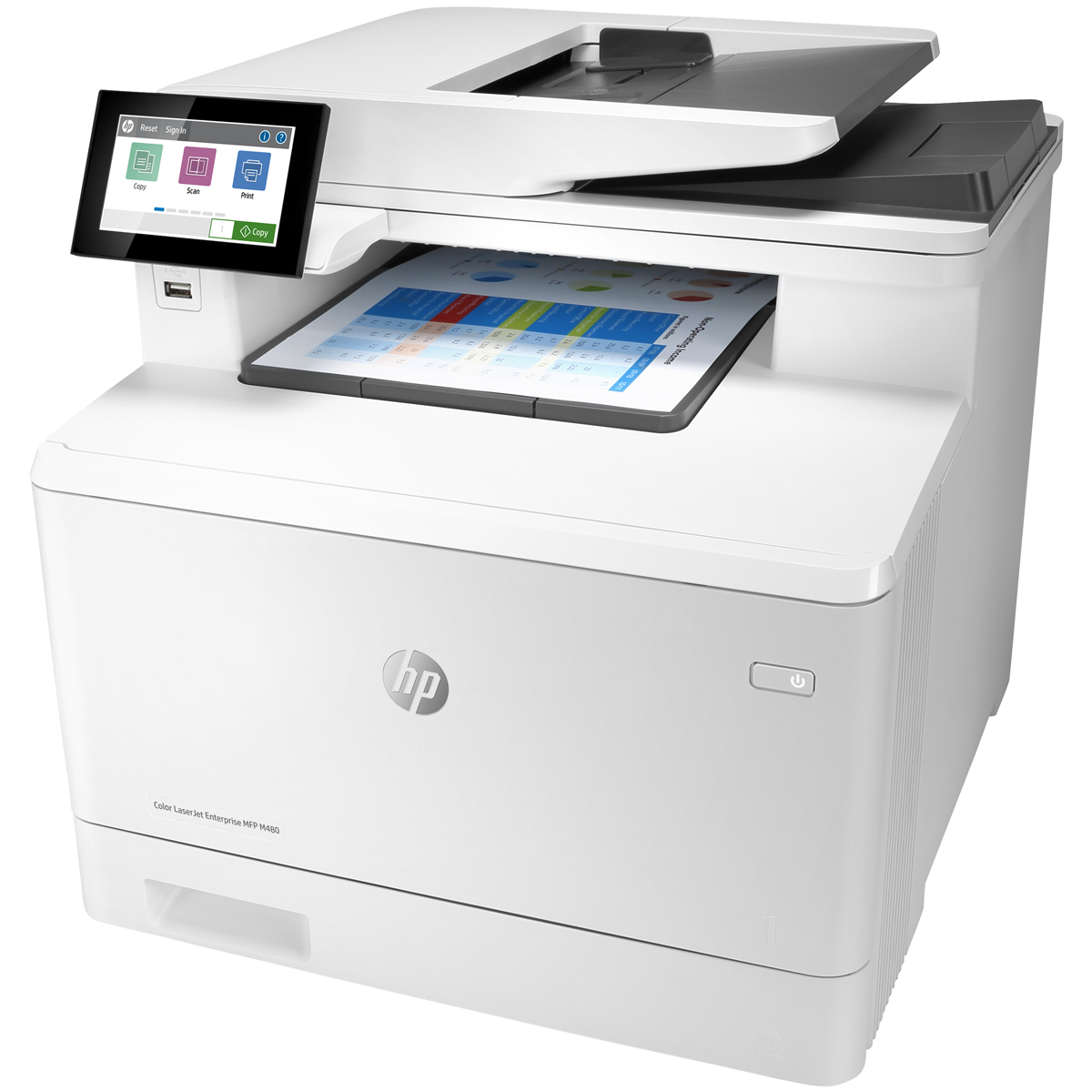 HP Laser M480f MFP 4en1 Réseau Couleur A4 Recto Verso 40 B&WPPM 40 PPMCOL 40 12M