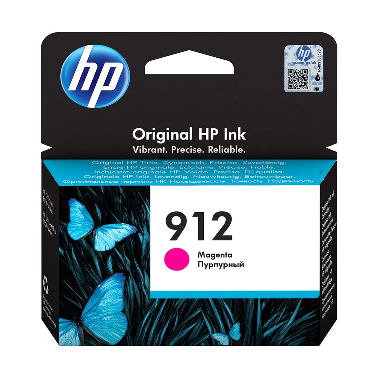 HP 912 Magenta Original Ink Cartridge Pour OJ 8023