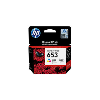 HP 653 Tri-color Original Ink Advantage Cartridge