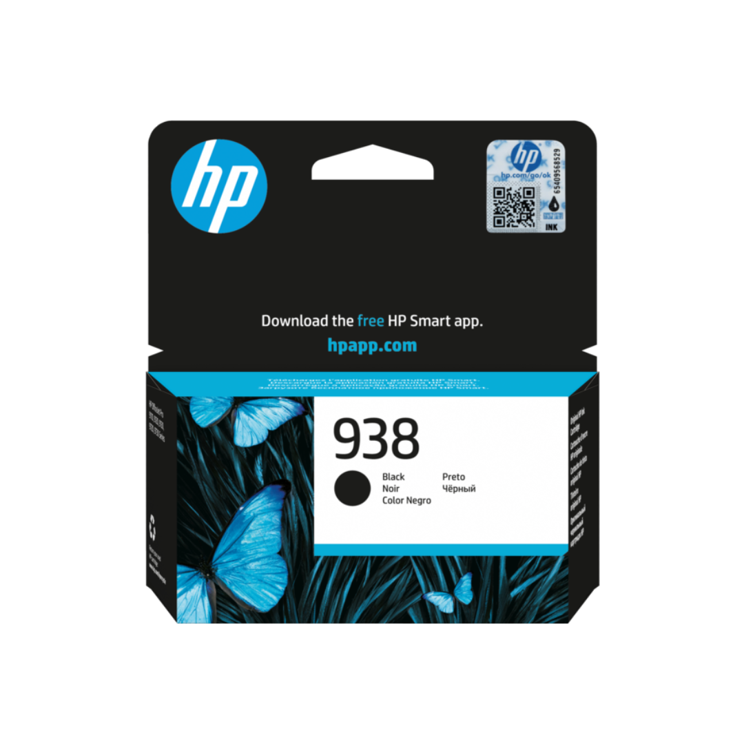 HP 938 Black Original Ink Cartridge 1250 Pages