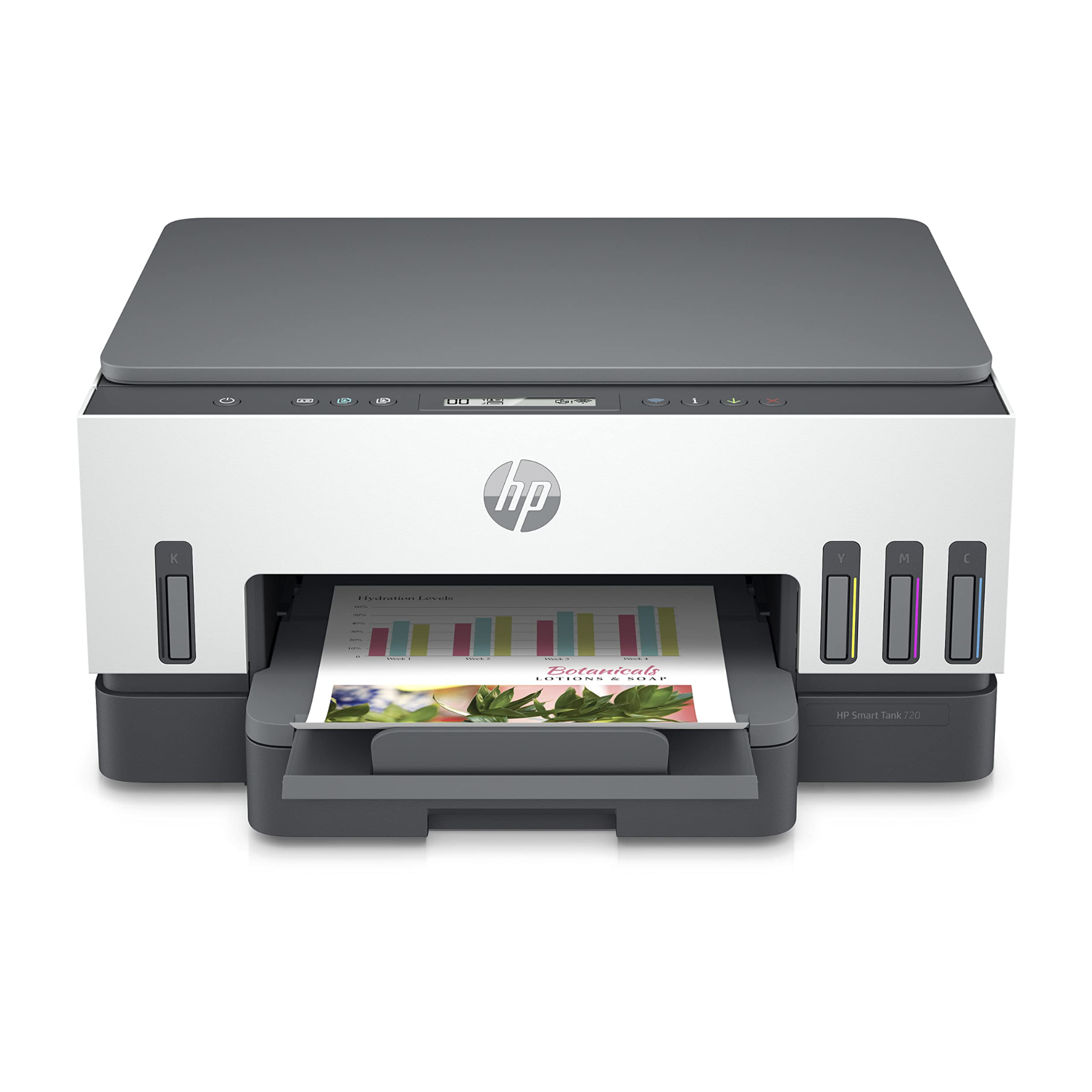 HP Smart Tank 720 MFP 3en1 Wifi Couleur A4 R/V 15 B&WPPM 9PPMCOL 15 12M