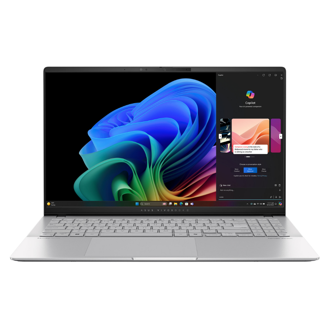 ASUS VIVOBOOK S15 S5507QA 15.6" OLED Qualcomm SNAPDRAGON 16Go 1To SSD W11H Silver 24M