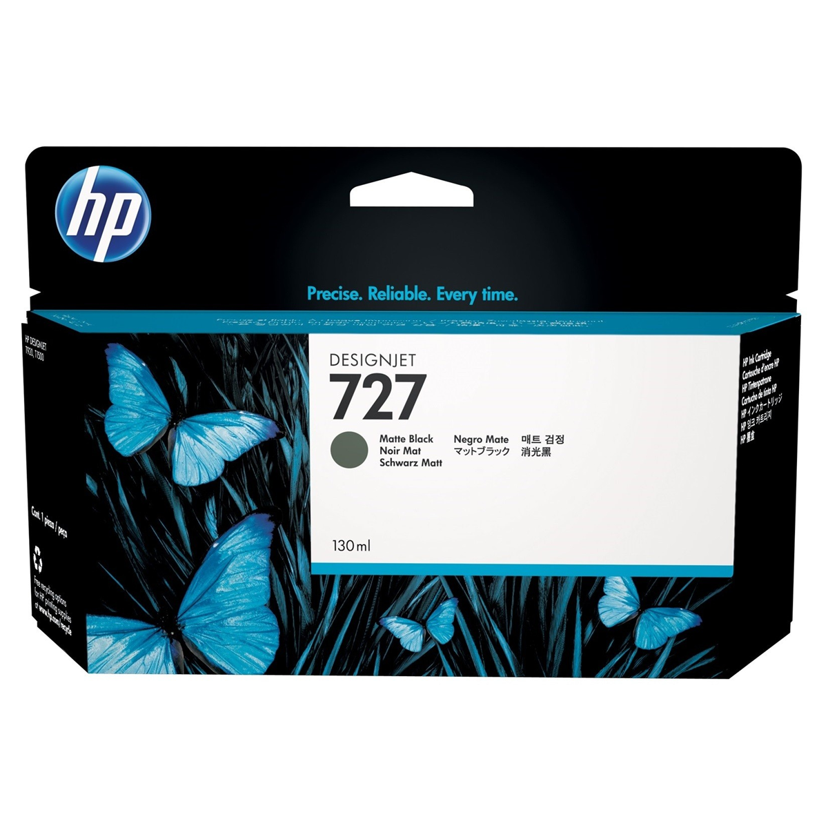 HP 727 130-ml Matte Black DesignJet Ink Cartridge