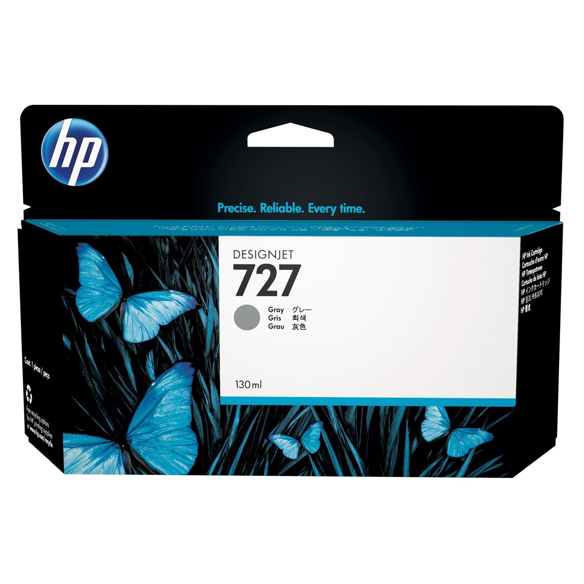HP 727 130-ml Gray DesignJet Ink Cartridge