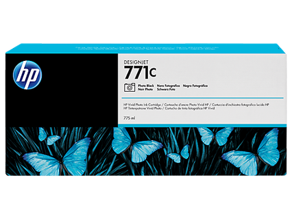 HP 771C 775-ml Photo Black DesignJet Ink Cartridge