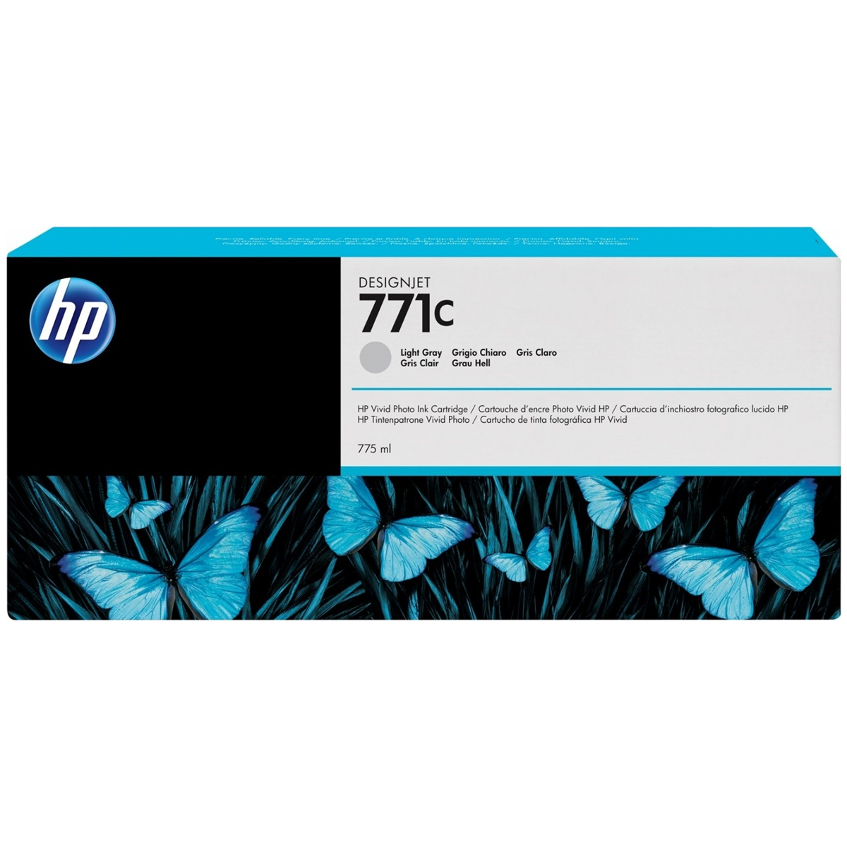 HP 771C 775-ml Light Gray DesignJet Ink Cartridge