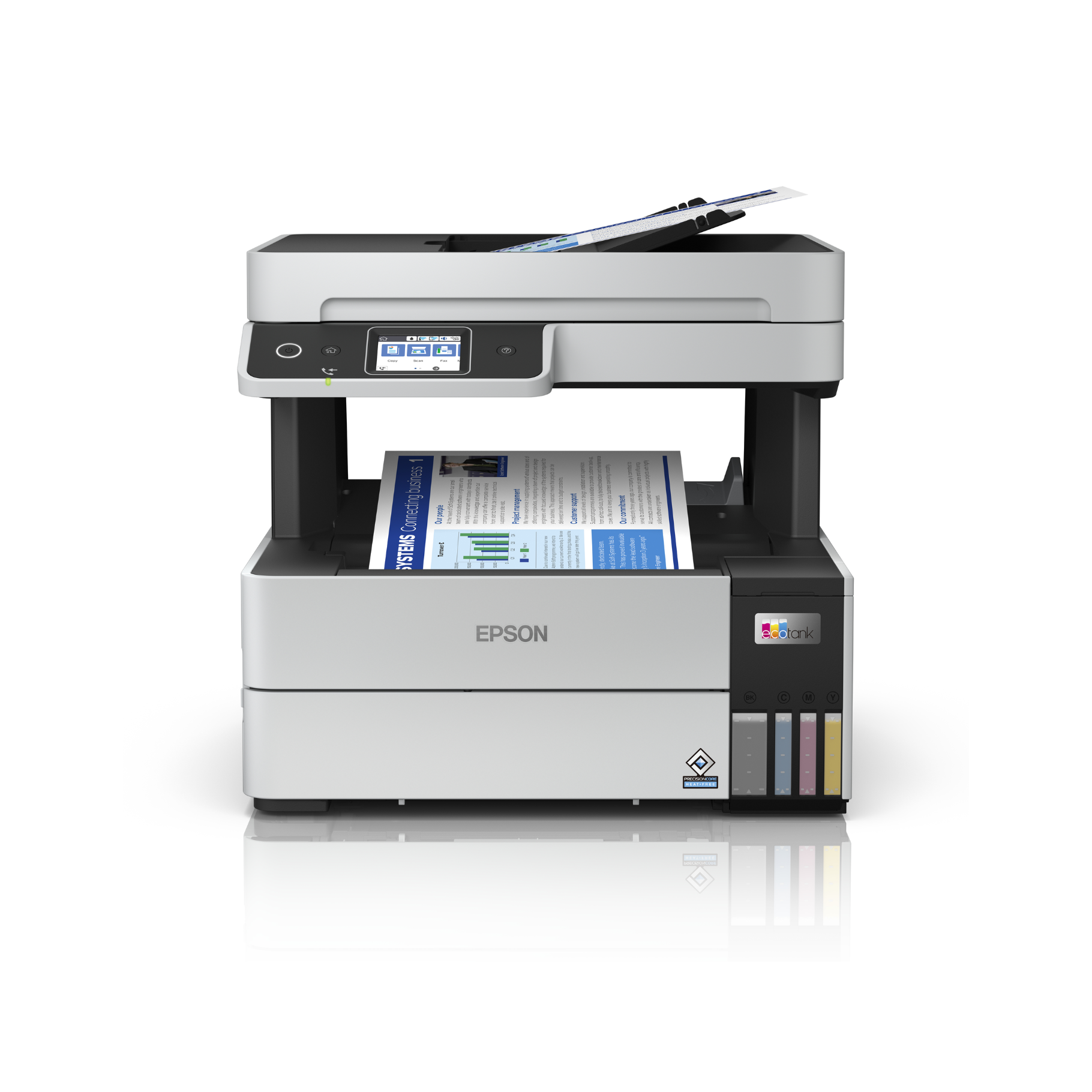 EcoTank L6490 MFP 4en1 Réseau Wifi Couleur A4 R/V 37 B&WPPM 23PPMCOL 37 36M