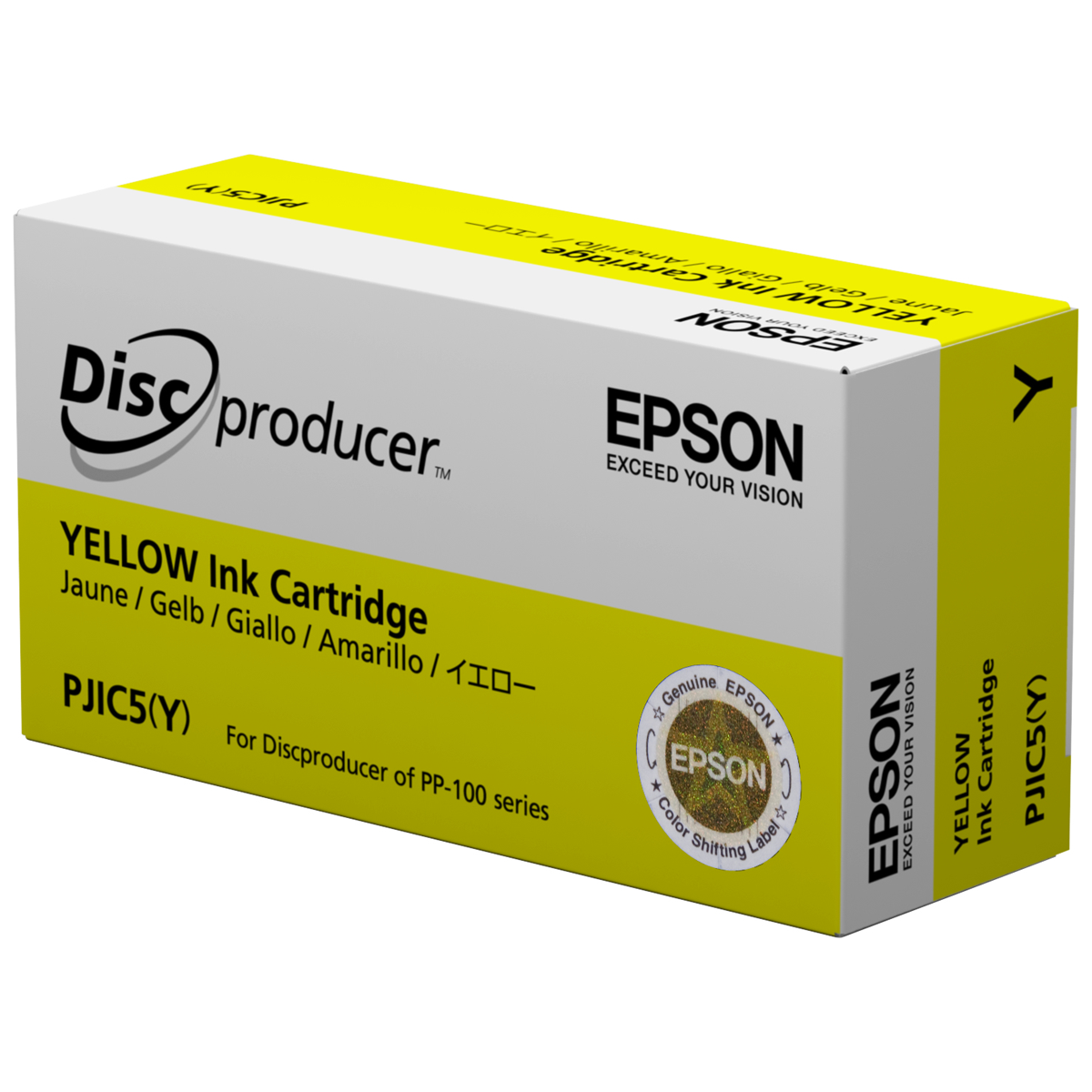 EPSON Consommables PP-100 - EPSON  Cartouche d’encre jaune PP-100 (PJIC5)