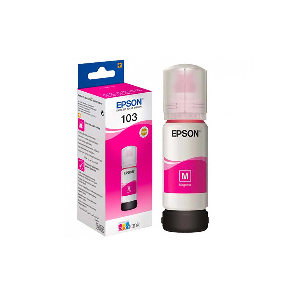 103 EcoTank Magenta ink bottle