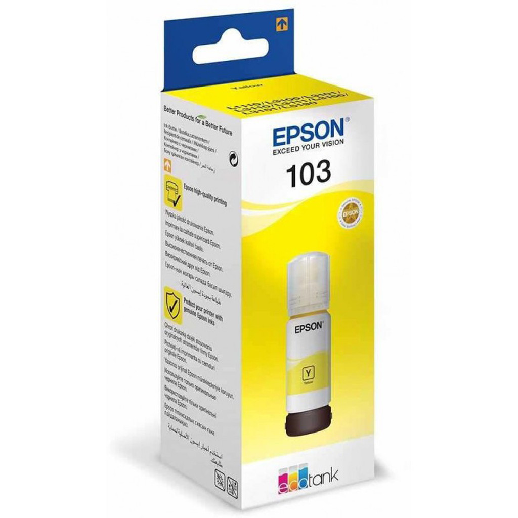 103 EcoTank Yellow ink bottle