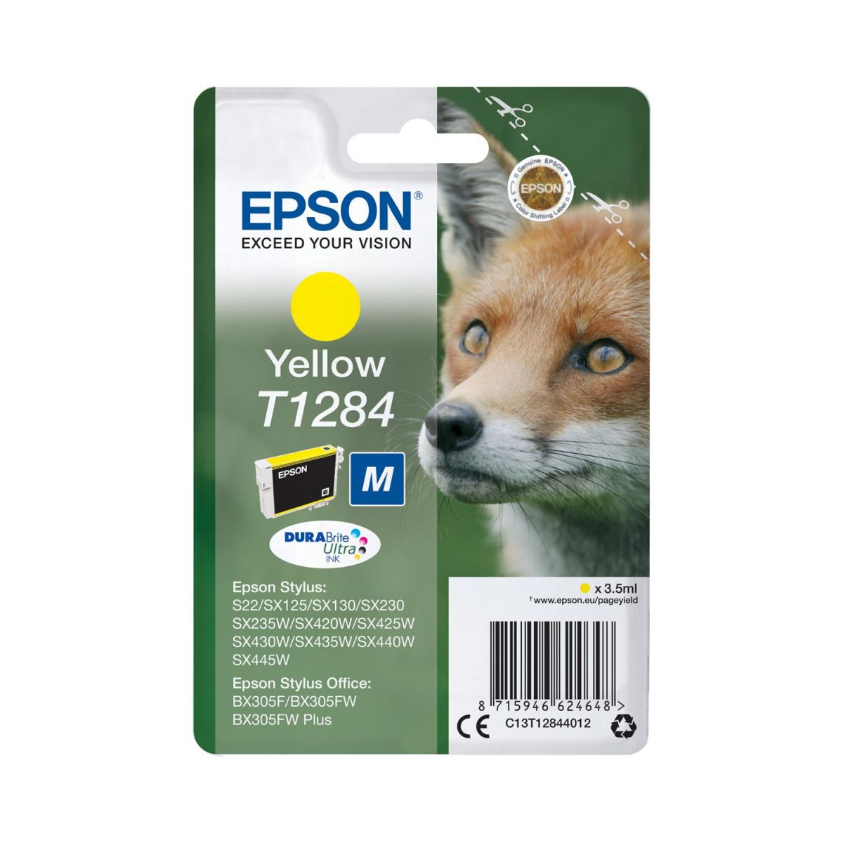 Encre Jaune  SX 125/ S22/ 420 W/305
