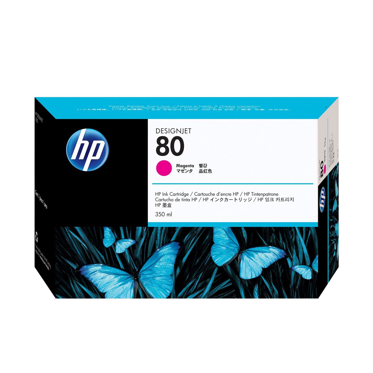 HP 80 350-ml Magenta DesignJet Ink Cartridge