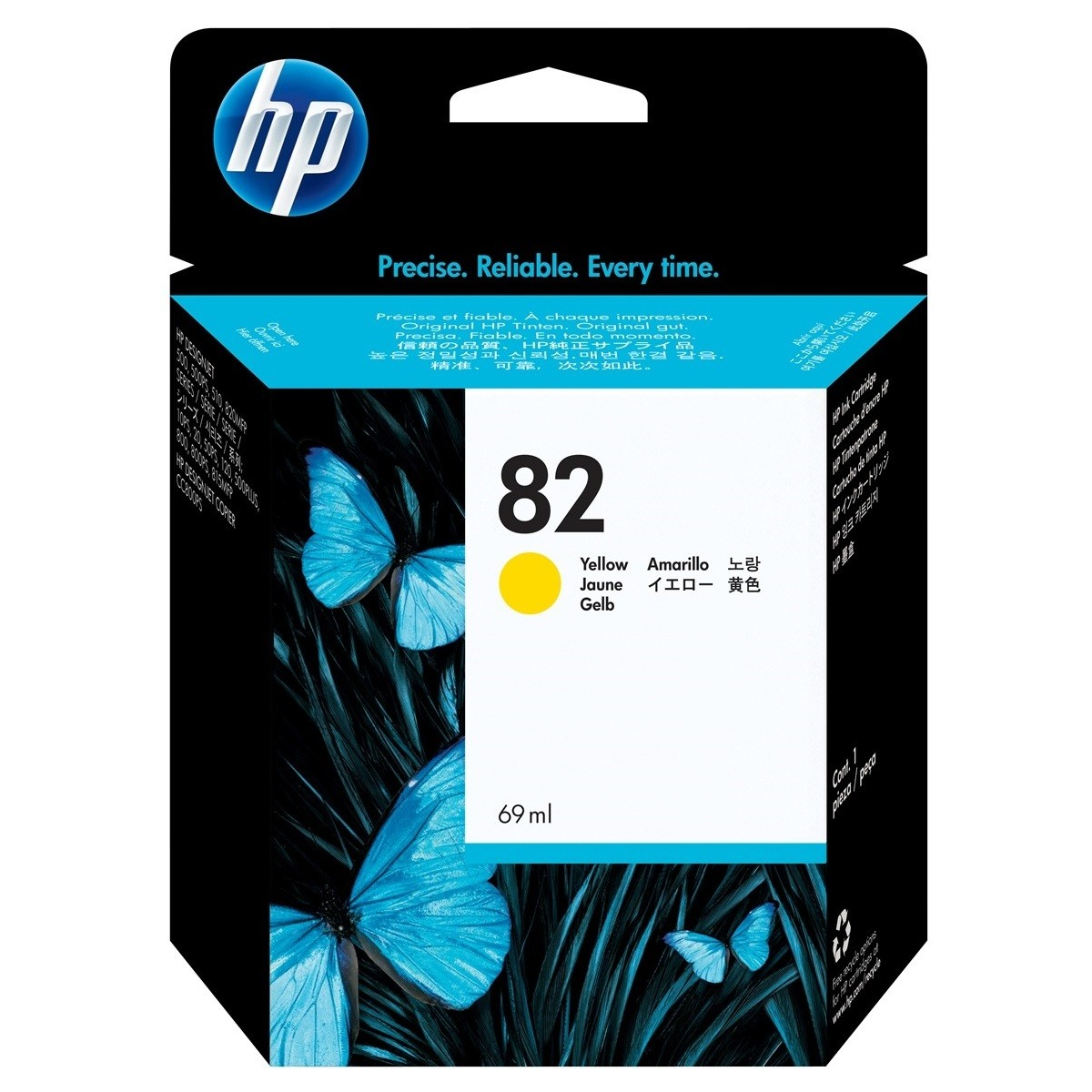 HP 82 69-ml Yellow DesignJet Ink Cartridge