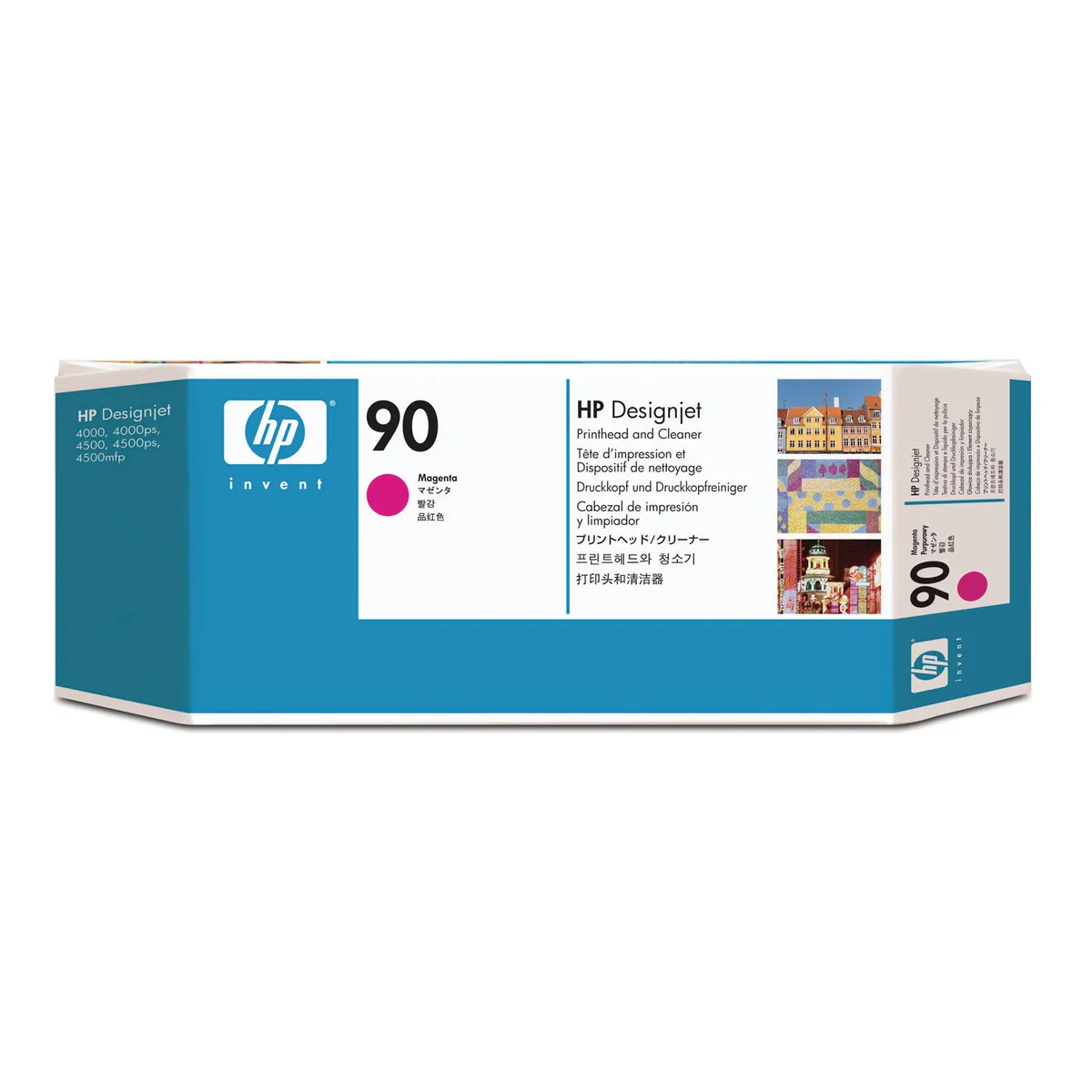 HP 90 Magenta DesignJet Printhead and Printhead Cleaner
