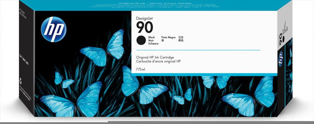 HP 90 775-ml Black DesignJet Ink Cartridge