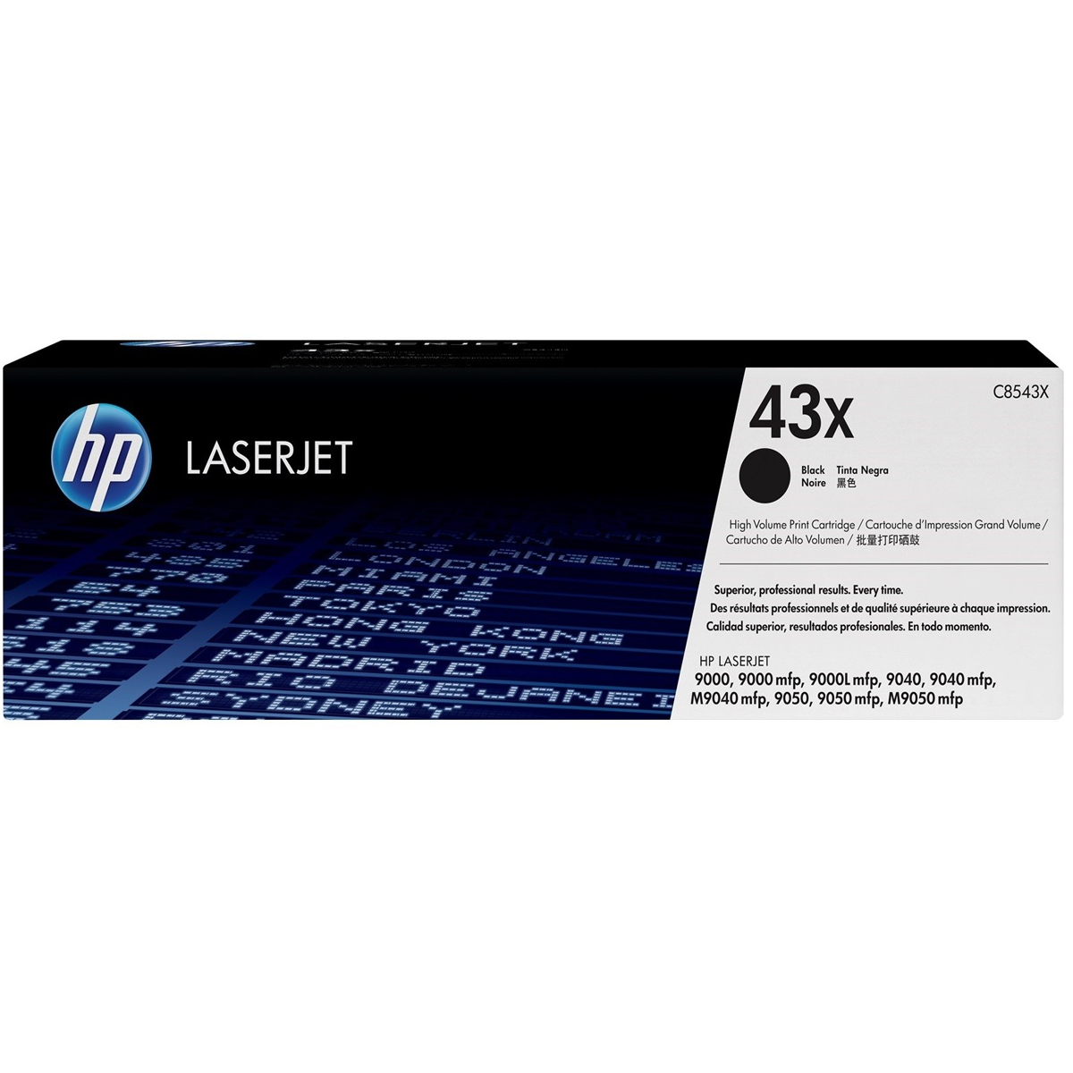 HP 43X High Yield Black Original LaserJet Toner Cartridge