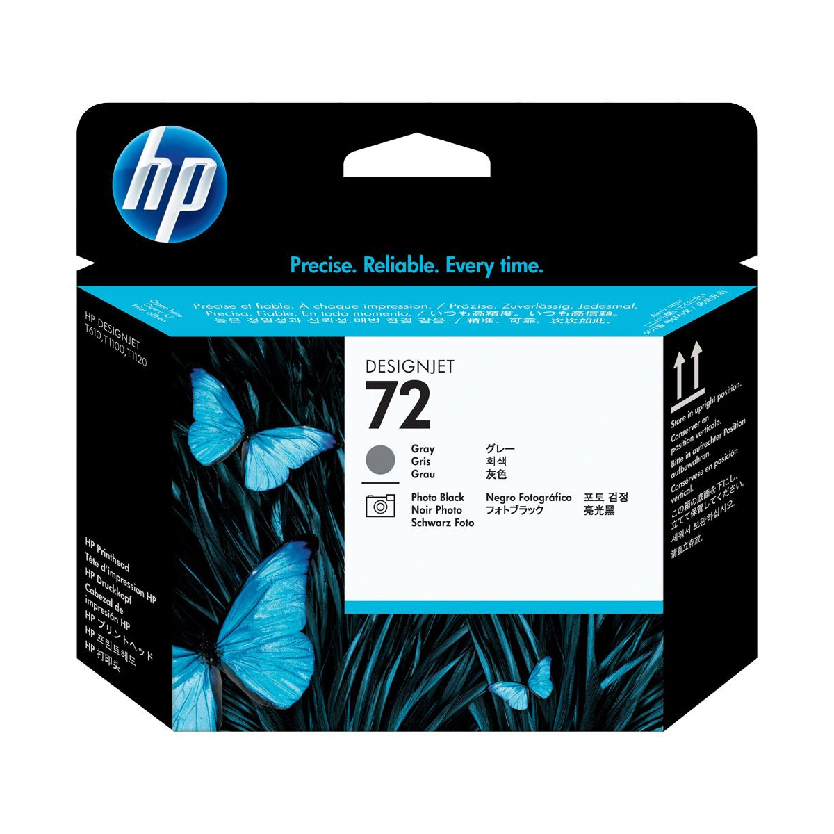HP 72 Gray and Photo Black DesignJet Printhead
