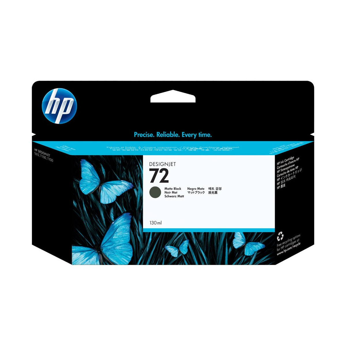 HP 72 130-ml Matte Black DesignJet Ink Cartridge