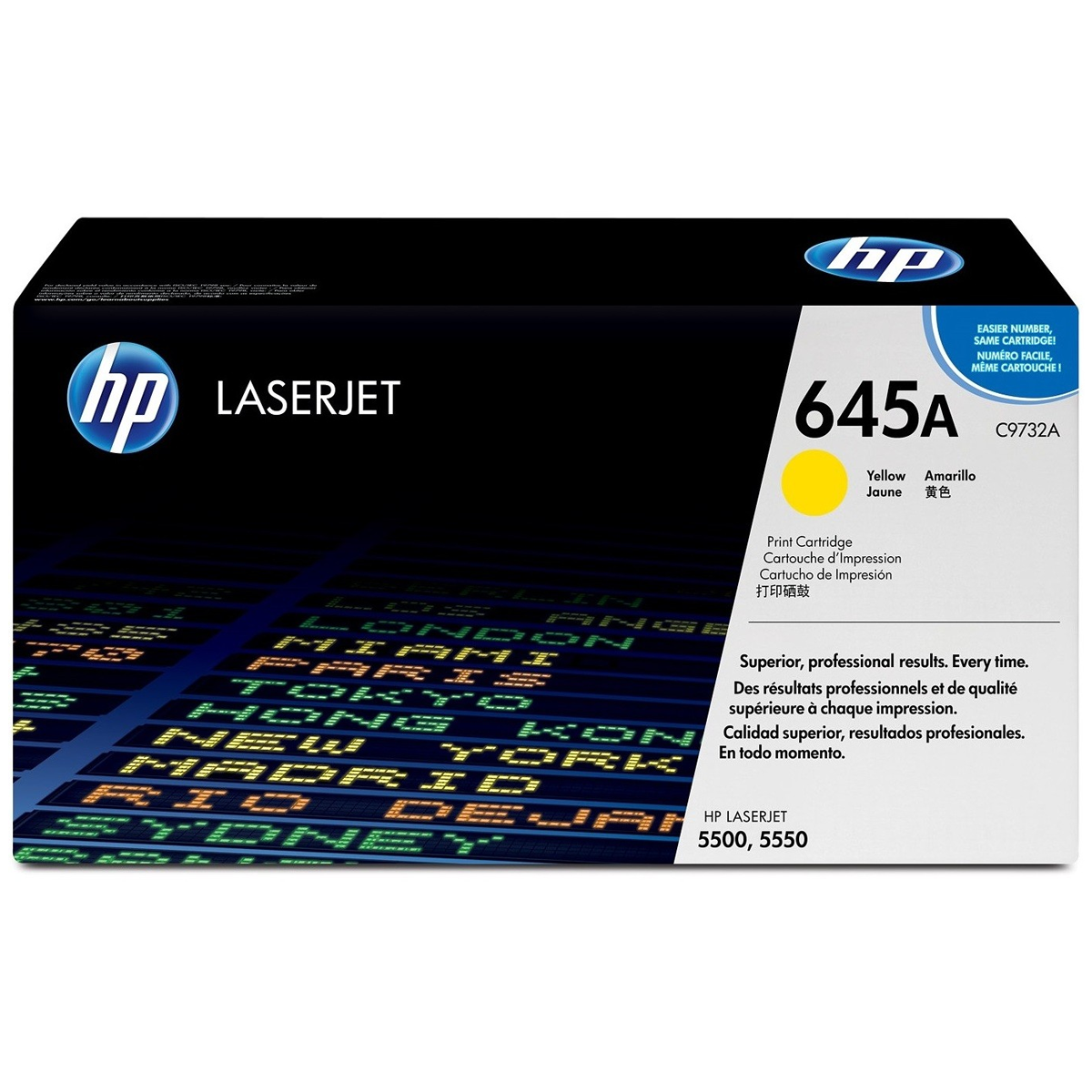 HP 645A Yellow Original LaserJet Toner Cartridge