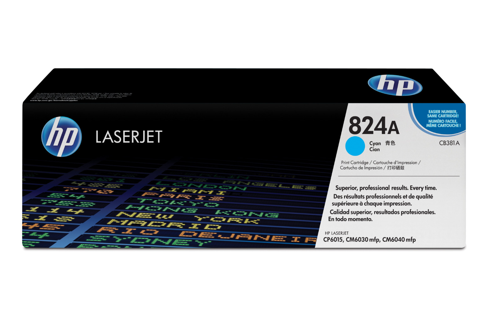 HP 824A Cyan Original LaserJet Toner Cartridge