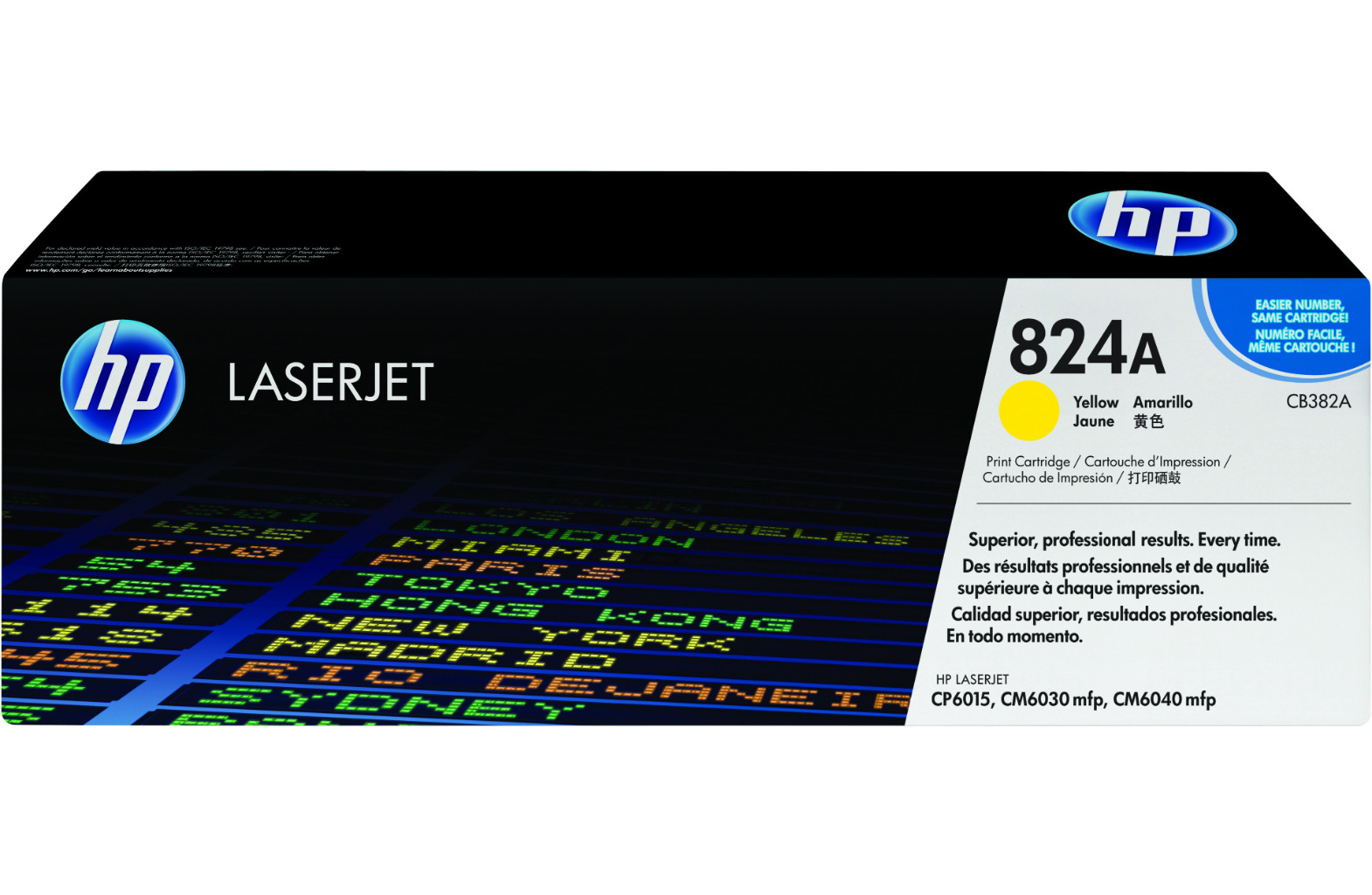 HP 824A Yellow Original LaserJet Toner Cartridge