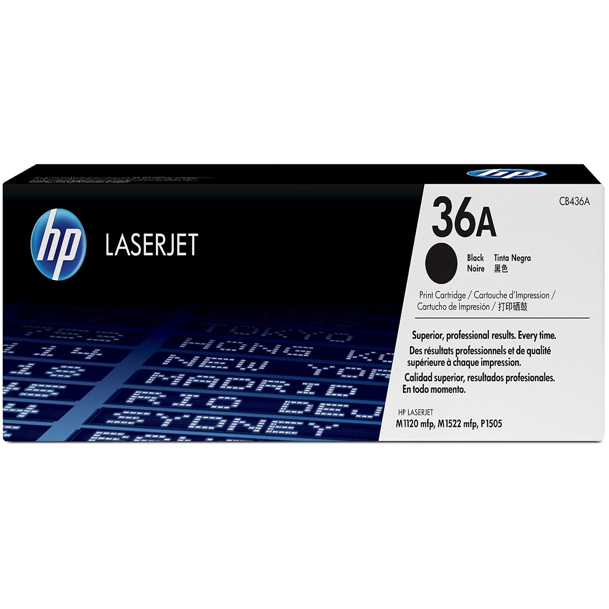 HP 36A Black Original LaserJet Toner Cartridge
