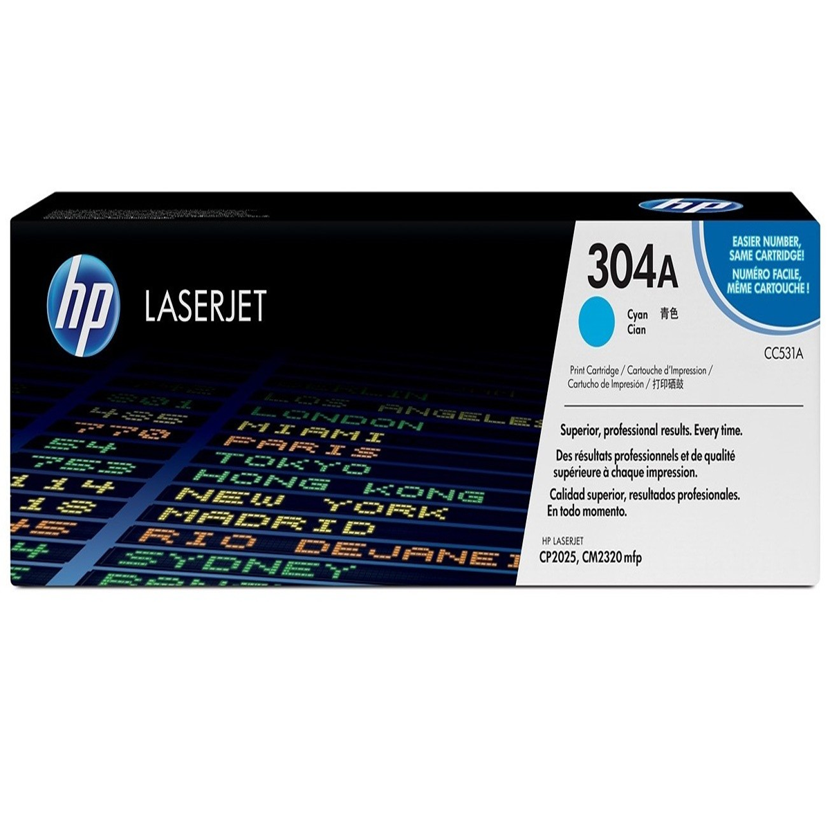 HP 304A Cyan Original LaserJet Toner Cartridge