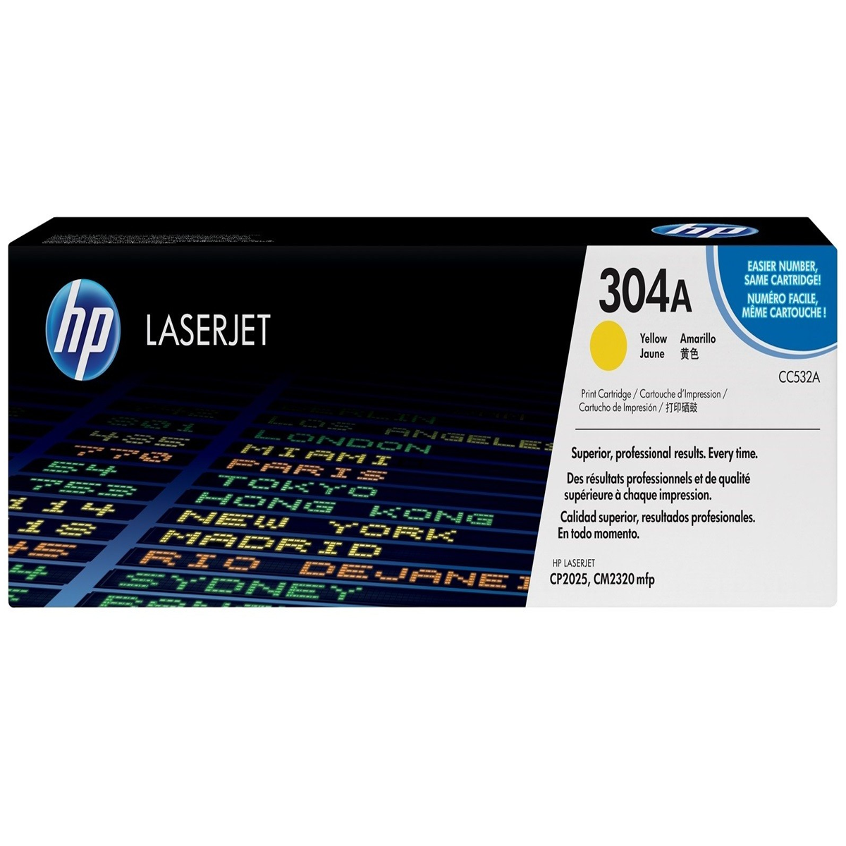 HP 304A Yellow Original LaserJet Toner Cartridge