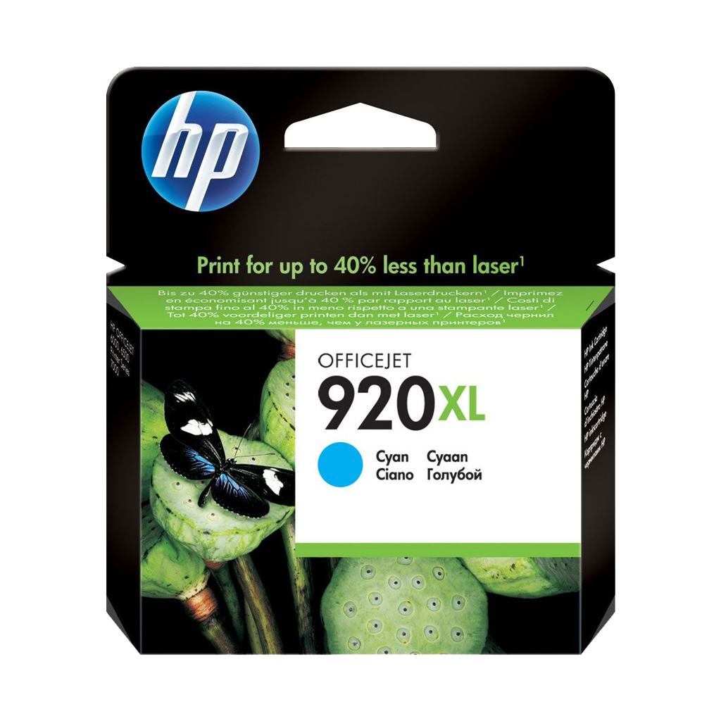 HP 920XL High Yield Cyan Original Ink Cartridge
