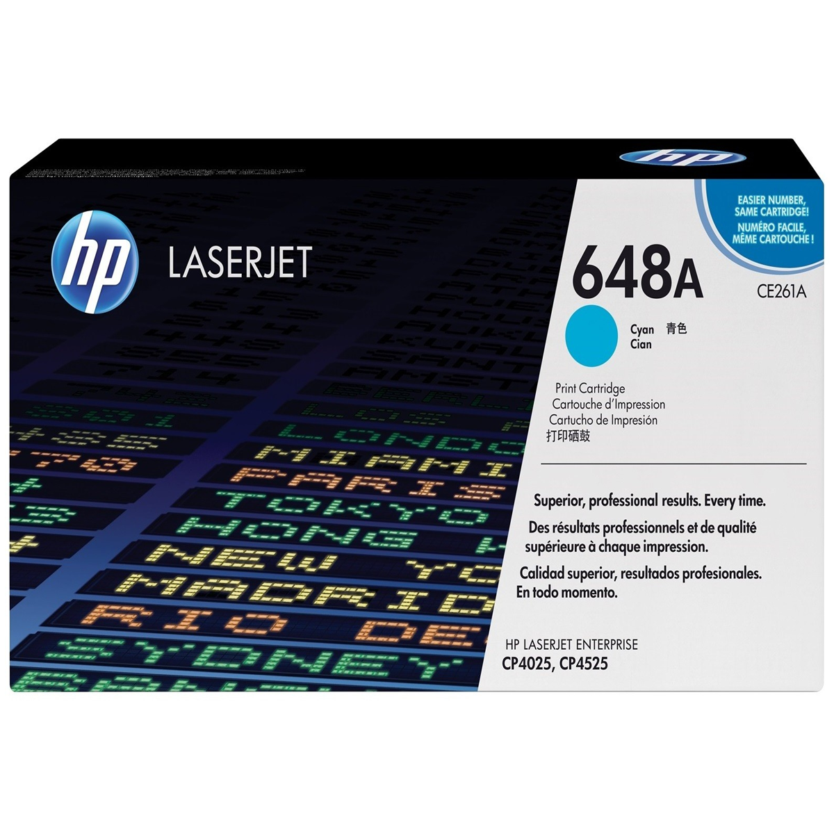 HP 648A Cyan Original LaserJet Toner Cartridge