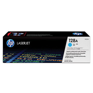 HP 128A Cyan Original LaserJet Toner Cartridge