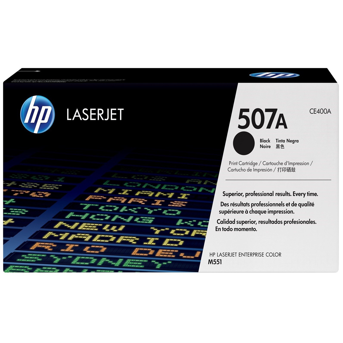 HP 507A Black Original LaserJet Toner Cartridge