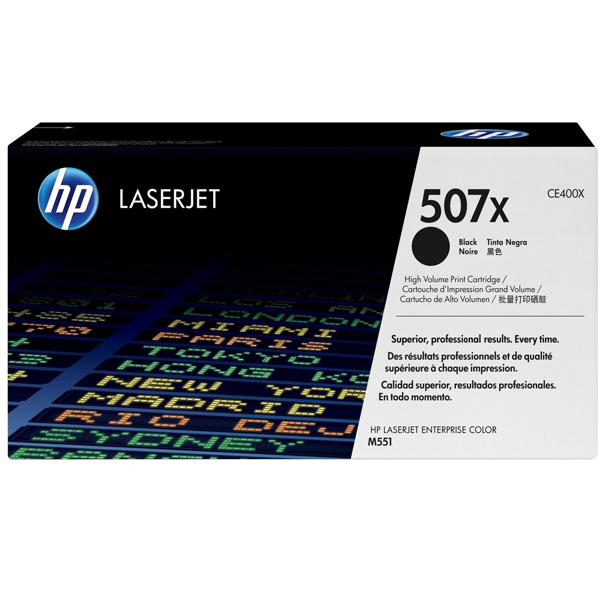 HP 507X High Yield Black Original LaserJet Toner Cartridge
